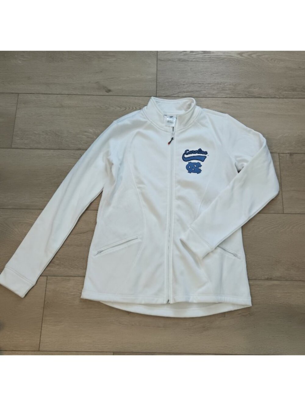 Russell White UNC Tar Heels Full Zip Jacket Womens Large - Picture 1 of 3